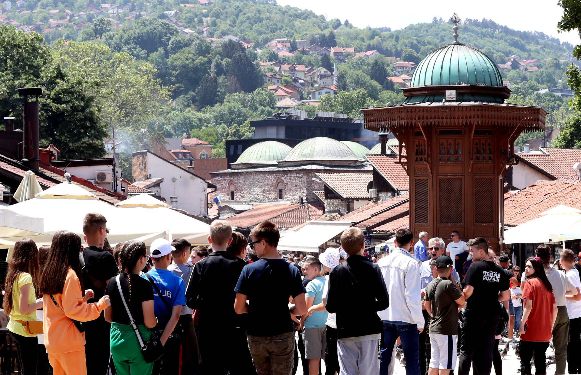 Detalj iz Sarajeva, Bosna i Hercegovina. Foto: EPA-EFE/FEHIM DEMIR