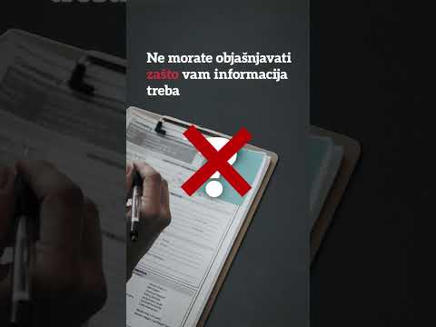 Imate pravo da znate šta rade institucije koje plaćate svojim porezima