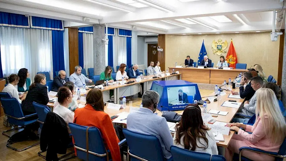 Čelnici AZLP u Skupštini Crne Gore. Foto: Skupština Crne Gore