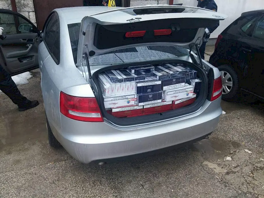 Automobil koji je Mladen Zirojević koristio za krijumčarenje cigareta tokom 2018. Foto: BIRN