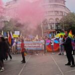 Parada ponosa u Tirani, Albanija. Foto: BIRN