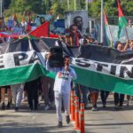 Skup podrške Palestini u Podgorici. Foto: BIRN/Samir Kajošević