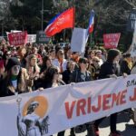 Sa marša u Podgorici. Foto: BIRN