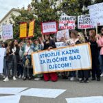 Protest zbog odluke Apelacionog suda. Foto: BIRN/Jovana Damjanović