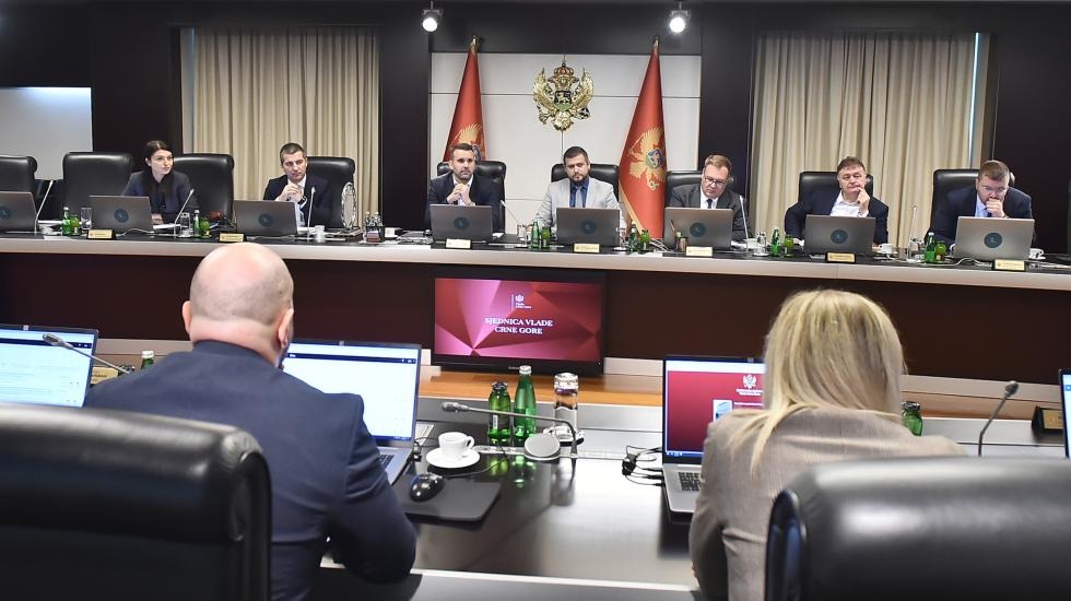 Sjednica Vlade Crne Gore u Podgorici. Foto: Vlada Crne Gore