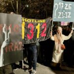 Sa protesta u Podgorici. Foto: BIRN