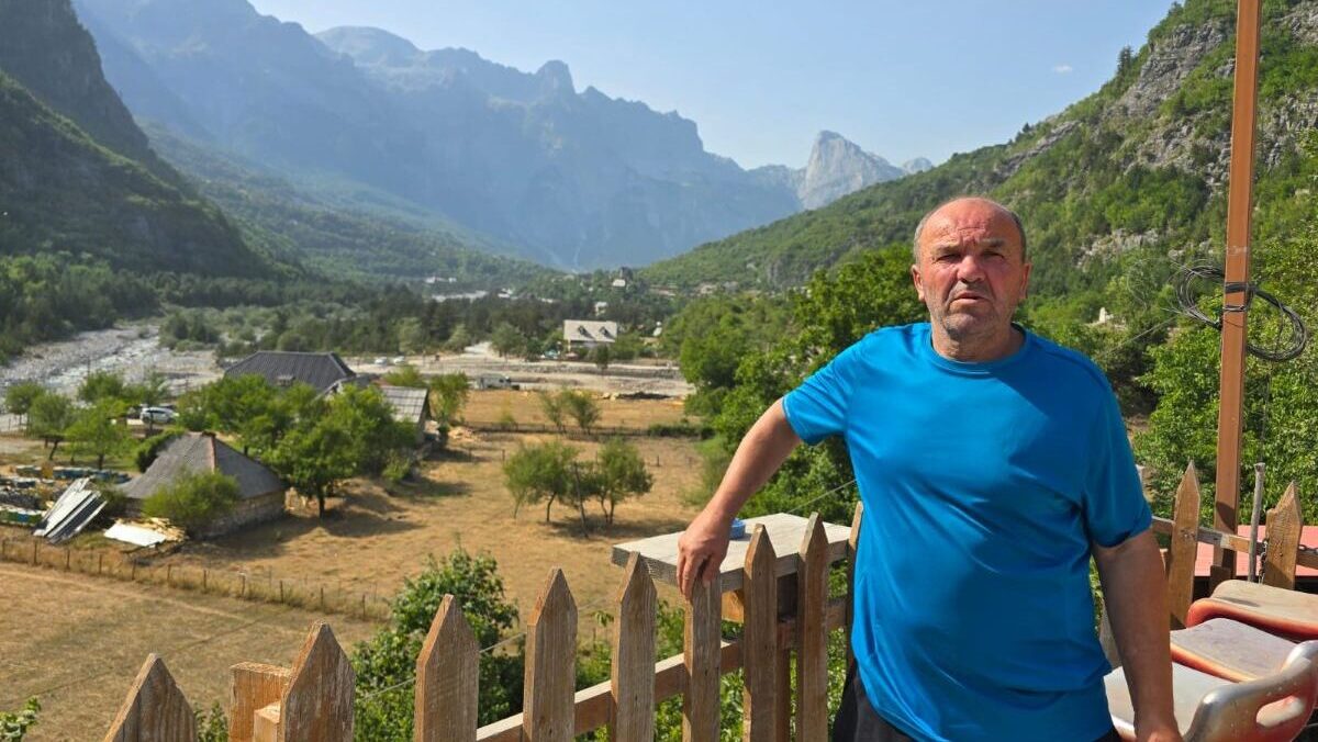 Mještanin Thetha, Kol Gjergj Legata. Foto: BIRN/Fjori Sinoruka