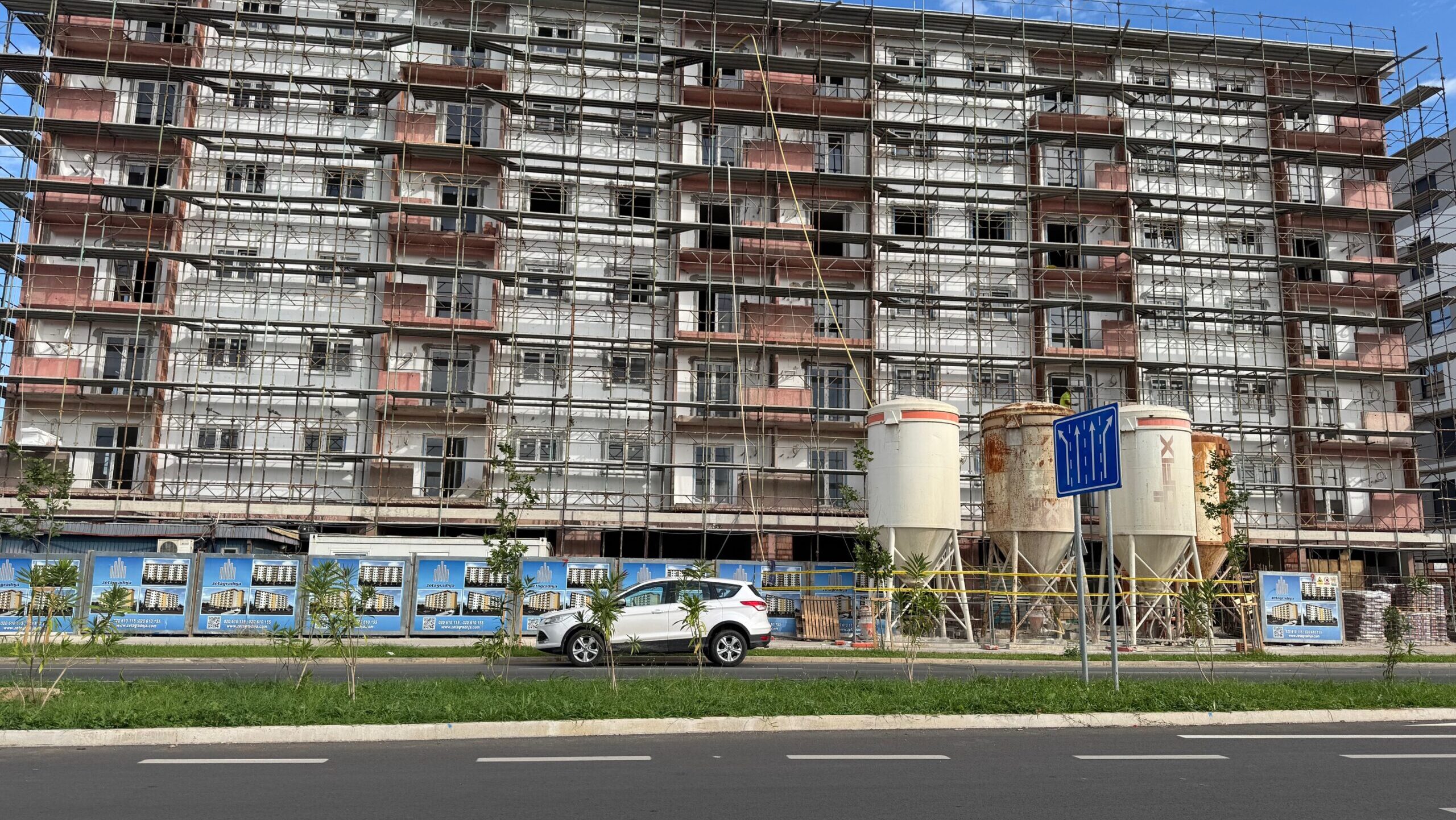 Novogradnja u Podgorici. Foto: BIRN