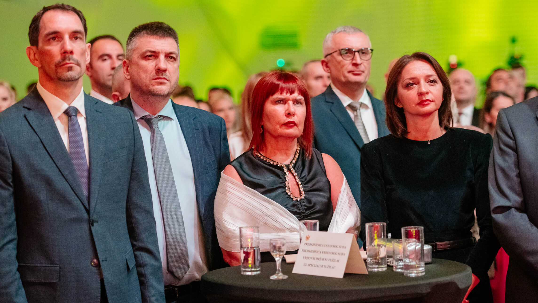 Čelnici Državnog tužilaštva, Vrhovnog i Ustavnog suda. Foto: Vlada Crne Gore