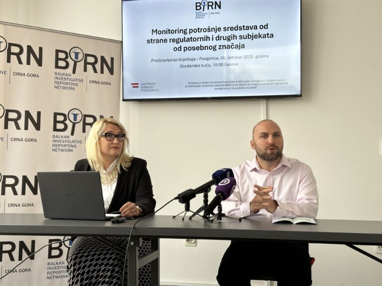 Sa predstavljanja izvještaja BIRN-a. Foto: BIRN/Jovana Damjanović