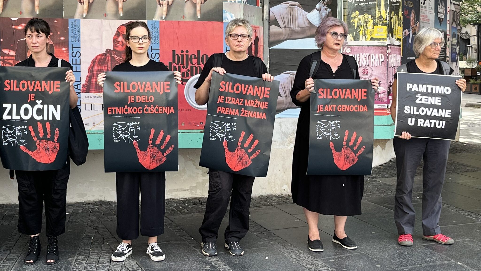 Protest u Beogradu. Foto: BIRN