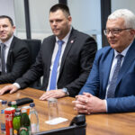 Mandić i Kovačević tokom posjete Nikšiću. Foto: Skupština Crne Gore