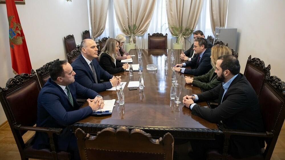 Sa sastanka predstavnika Zeren grupe i Centralne banke Crne Gore. Foto: CBCG