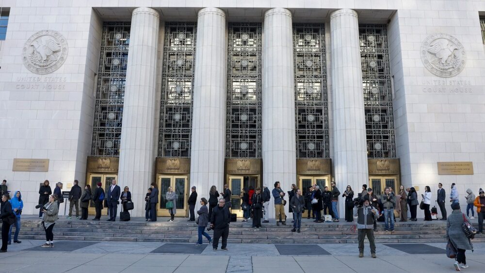 Zgrada Višeg suda u Los Anđelesu, SAD. Foto: EPA/CHRIS TORRES