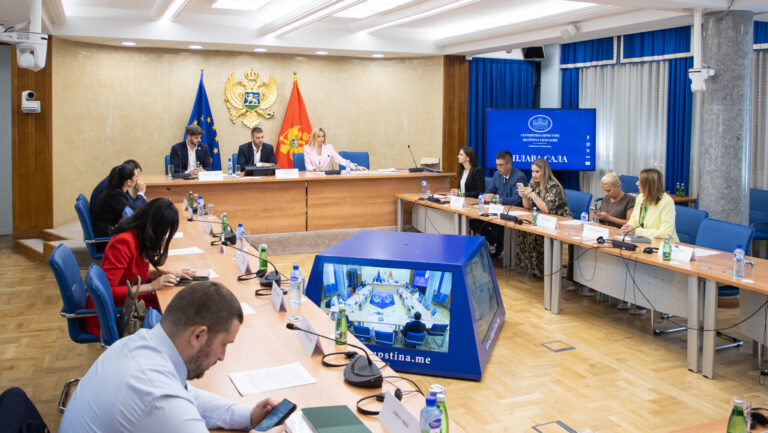 Sjednica Odbora za reformu izbornog zakonodavstva. Foto: Skupština Crne Gore
