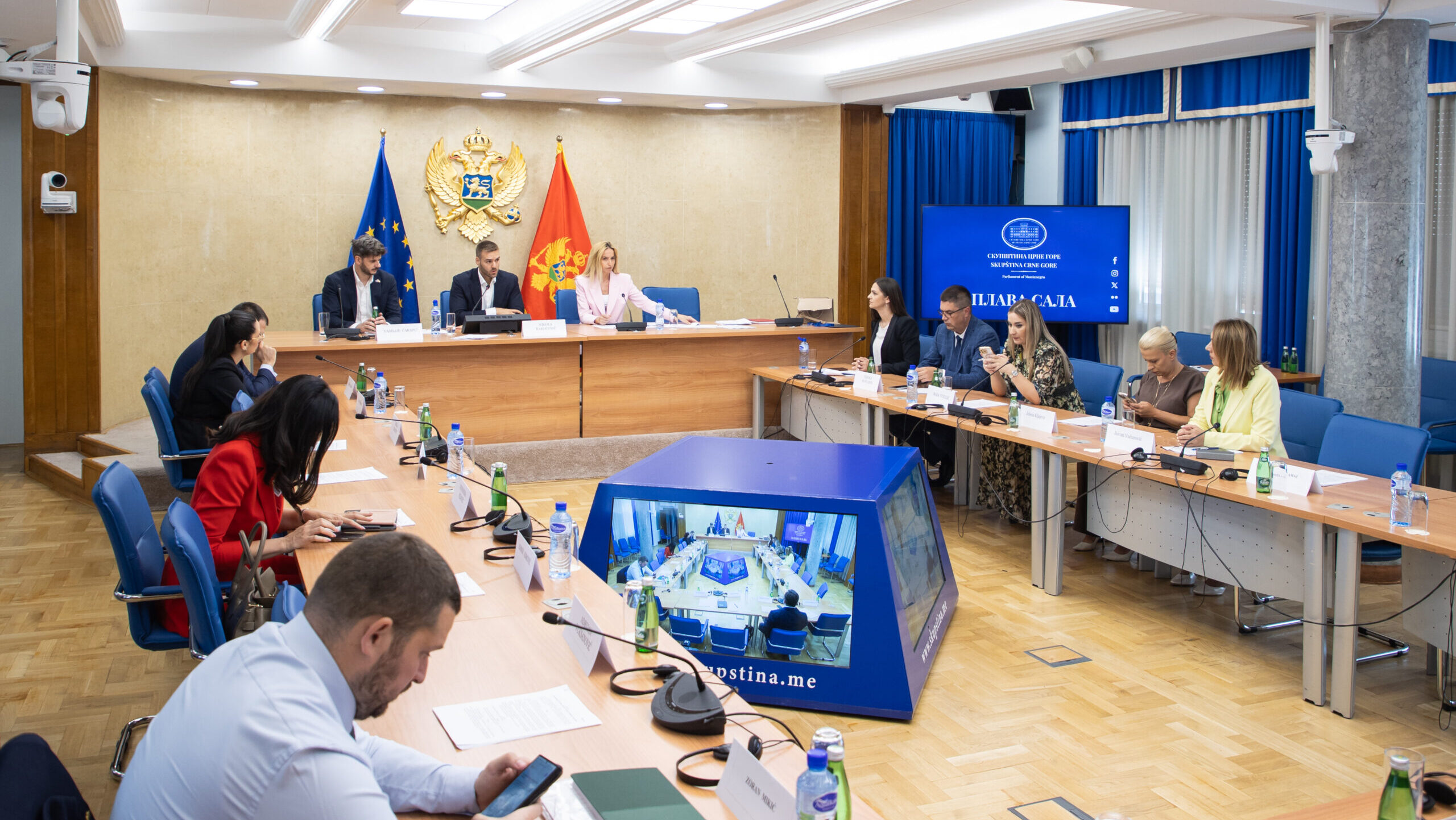 Sjednica Odbora za reformu izbornog zakonodavstva. Foto: Skupština Crne Gore