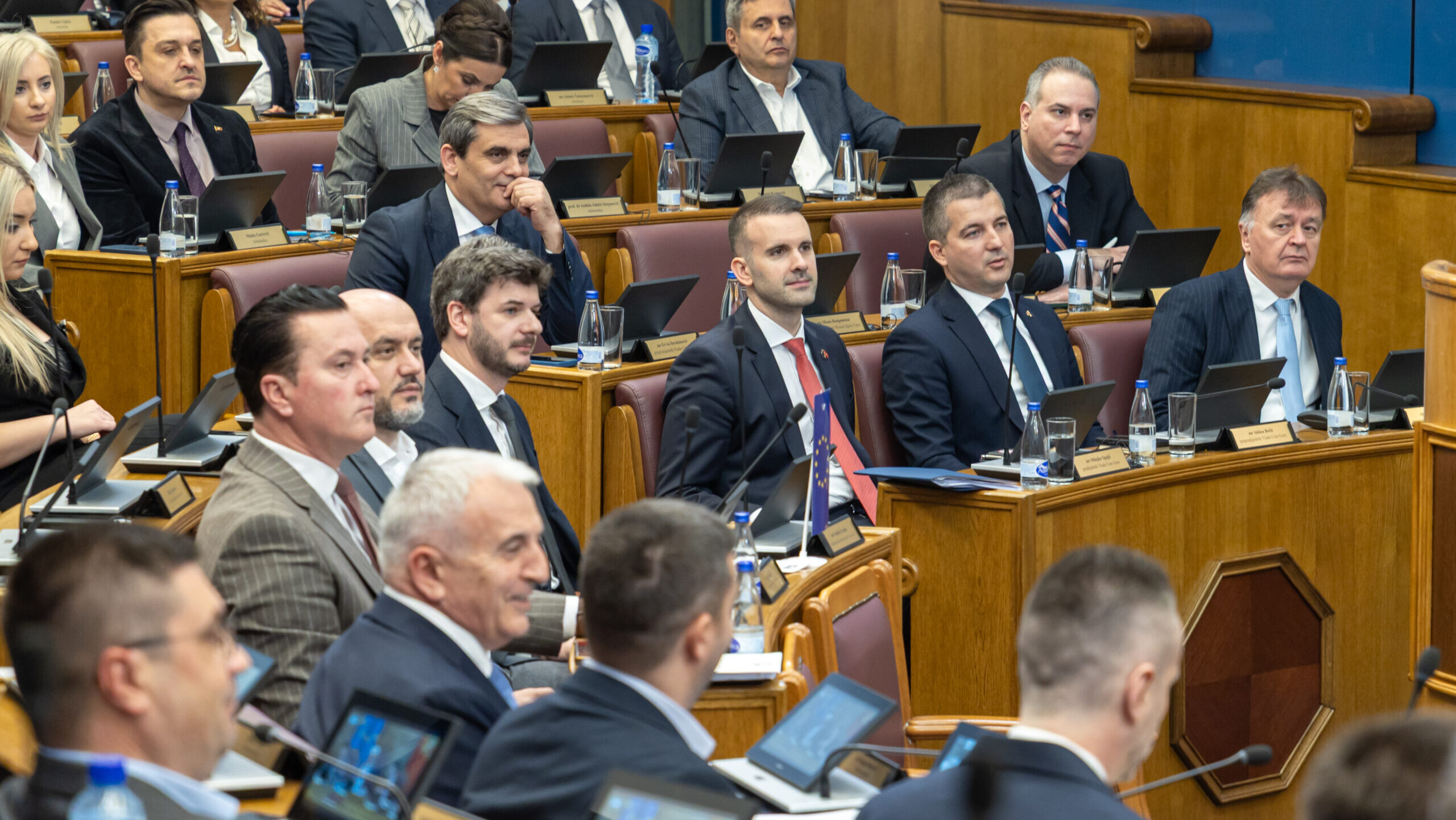 Predstavnici Vlade na sjednici Skupštine Crne Gore. Foto: Skupština Crne Gore