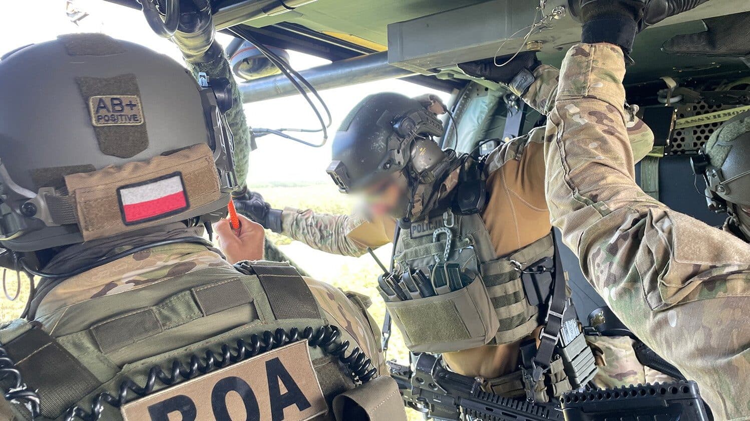 Pripadnici Centralnog biroa za istrage Poljske tokom akcije protiv narko grupa. Foto: Centralne Biuro Śledcze Policji