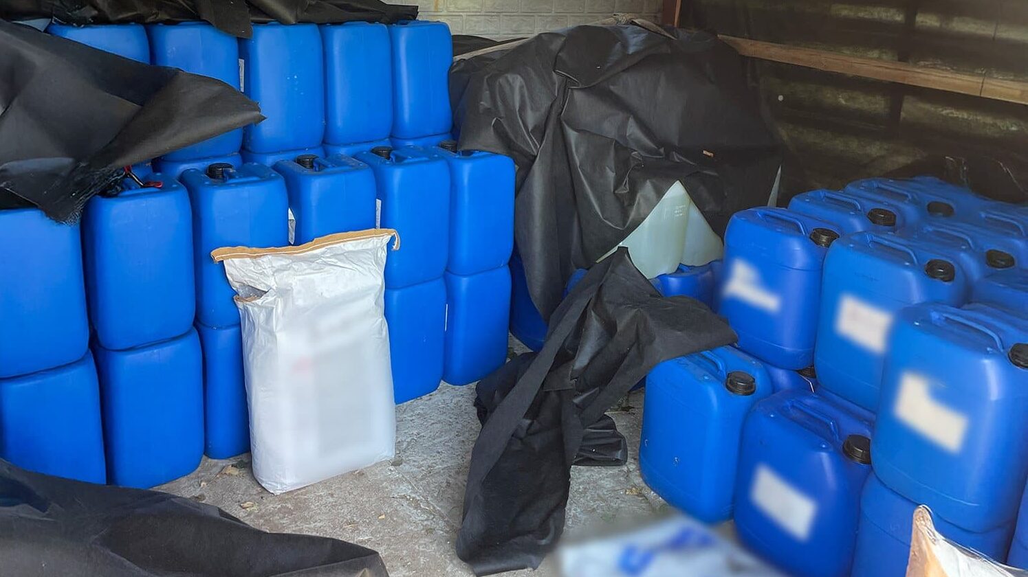 Laboratorija za proizvodnju metamfetamina u Poljskoj. Foto: Centralne Biuro Śledcze Policji